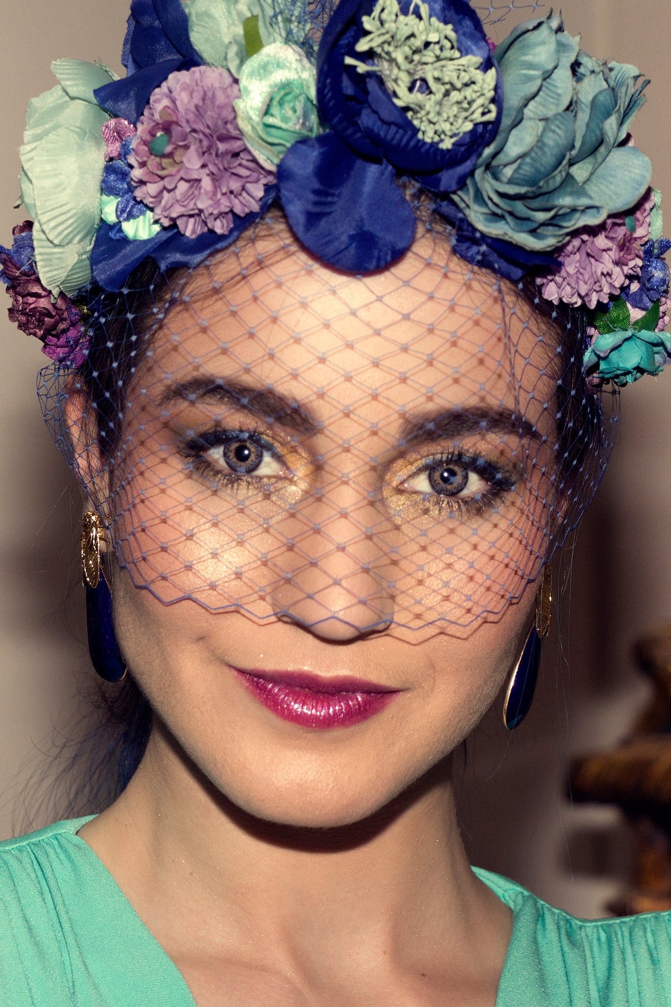 Pendiente BICHITO azul