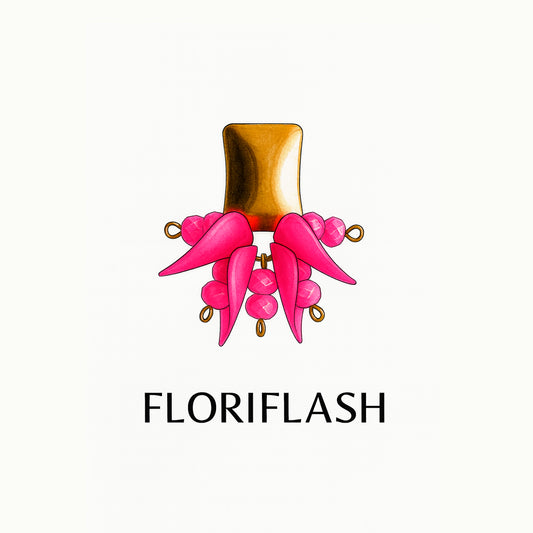 PENDIENTE FLORIFLASH S FUCSIA