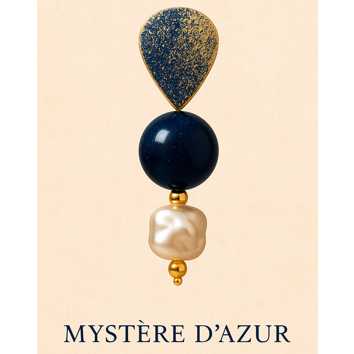 Pendiente Mystère d´Azur
