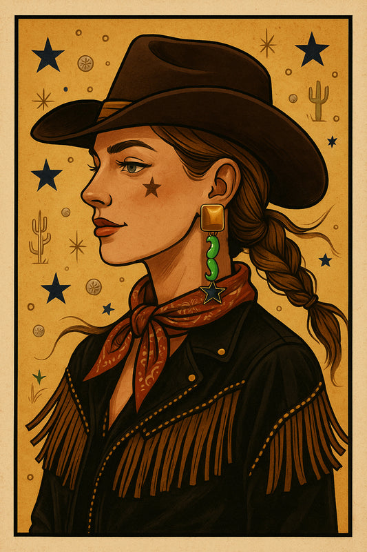 Pendiente SHERIFF MOSTACHO