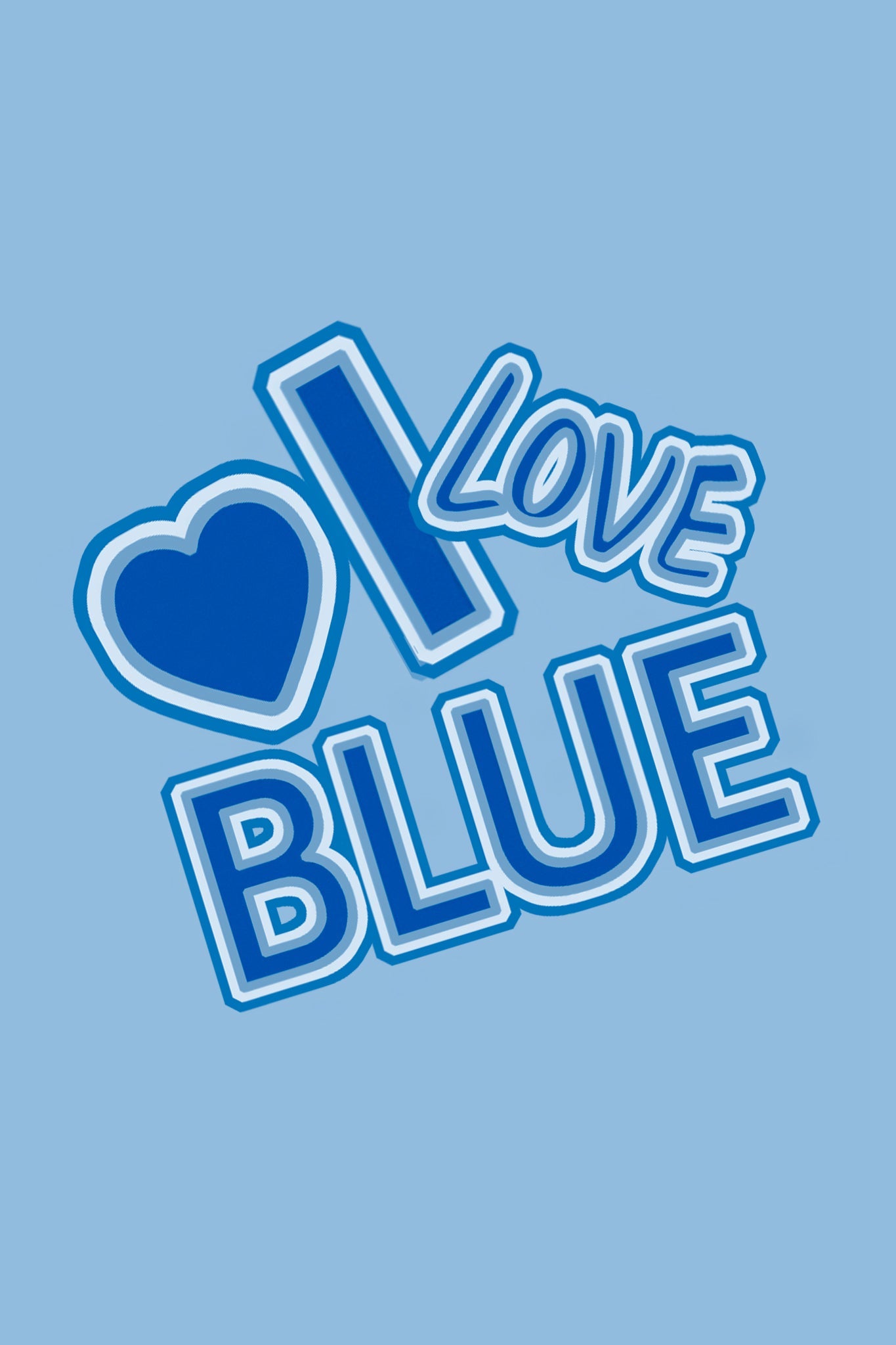 💙 I LOVE BLUE