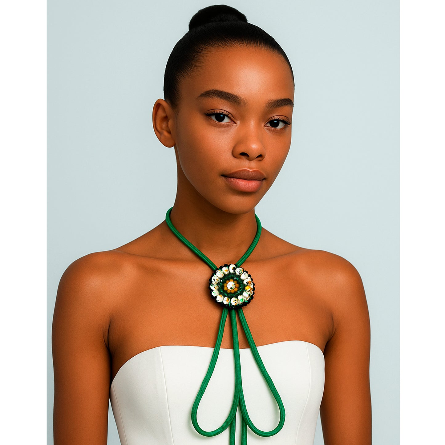 Collar CORBATA BOLO lazo XL *ZAZA*