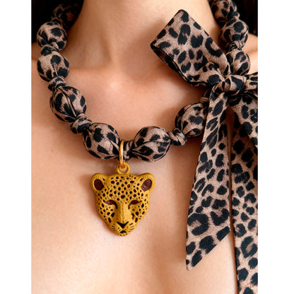 Collar NODO Leopardo