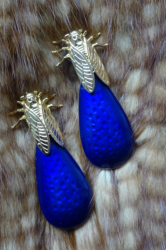 Pendiente BICHITO azul