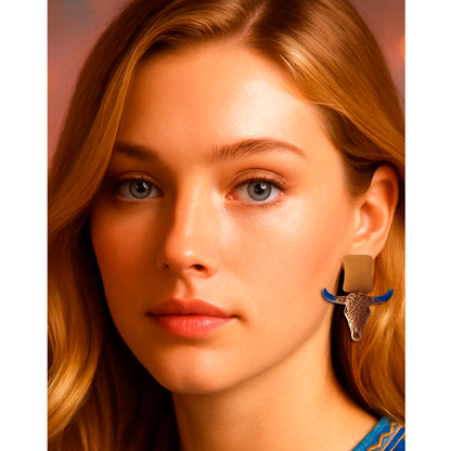 Pendiente BUFFALO BLUE