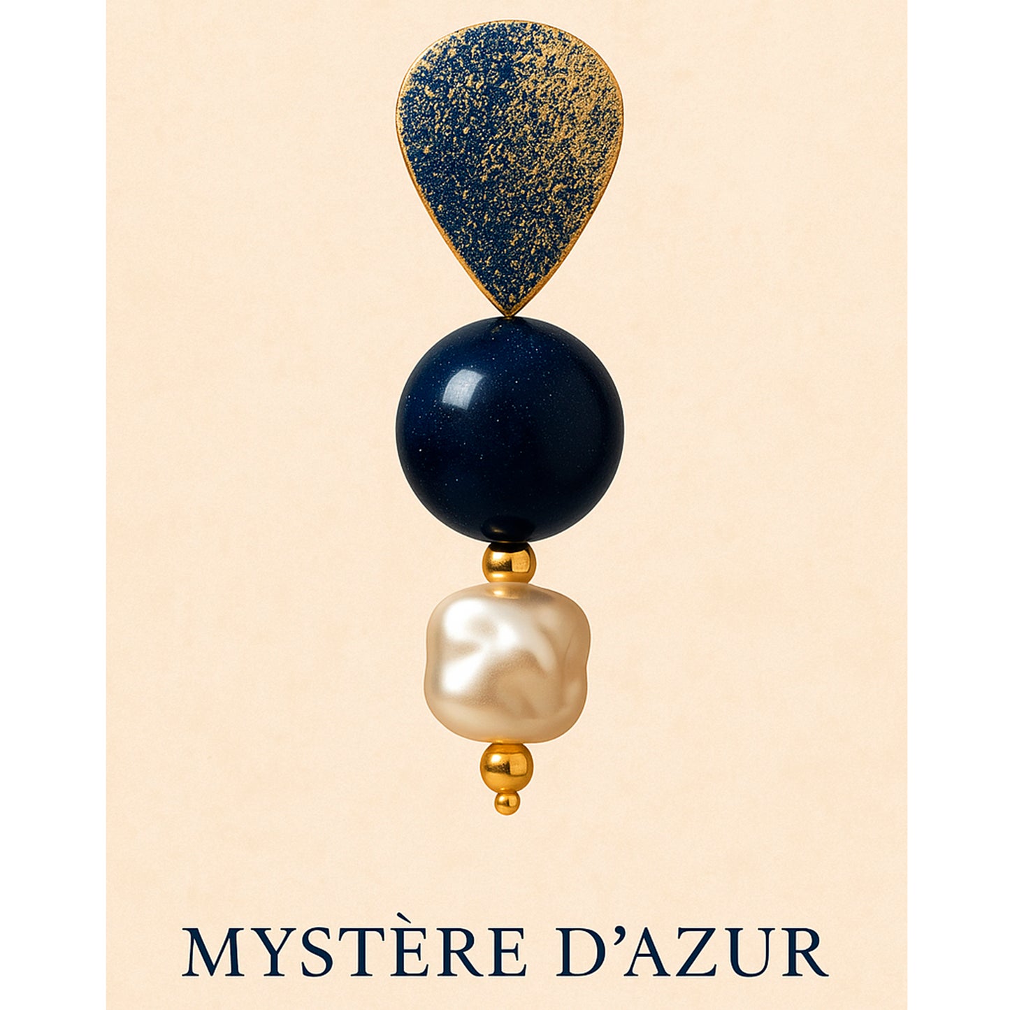 Pendiente Mystère d´Azur
