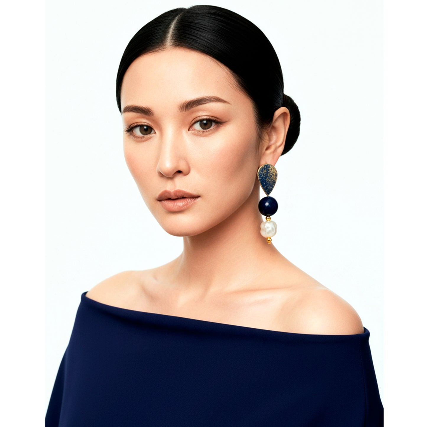 Pendiente Mystère d´Azur