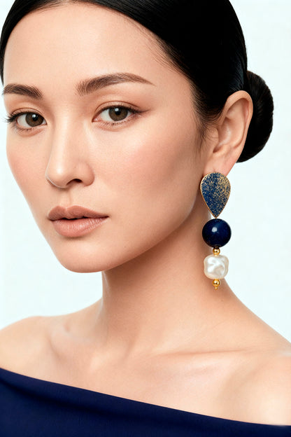 Pendiente Mystère d´Azur